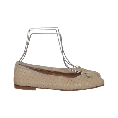 Ballet flats (Beige) from Gallucci Leather