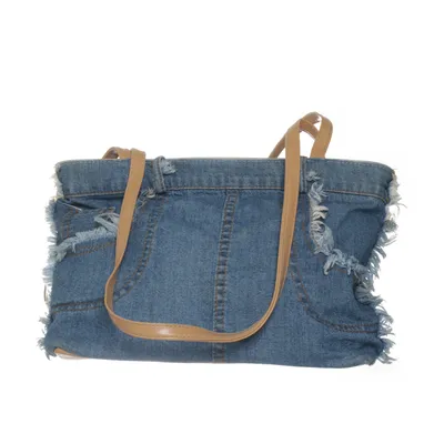 Handväska (Vintage denim y2k 00s retro grunge indie gorpcore shoulder bag with distressed details) från Miss Sixty Polyester, Bomull