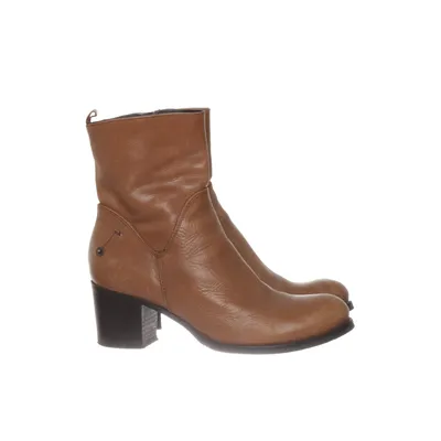Heeled boots (Brown) from Gixus Leather