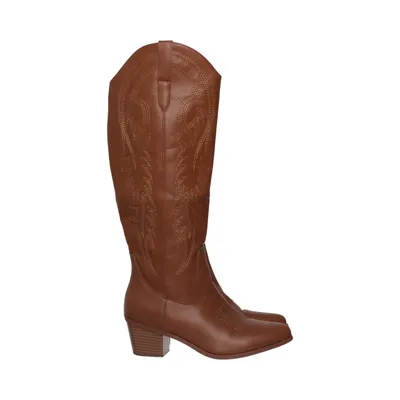 Cowboy boots (Brown) Leather