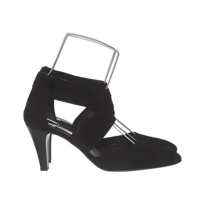 High heels (Black) from Footlight Leather