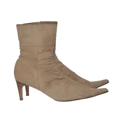 Bottes à talons (Beige) de Cantoni