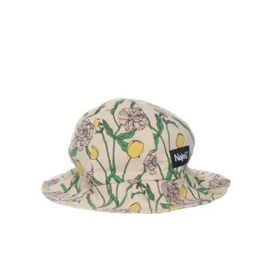Bucket hat (Beige, Meerkleurig) van Najell Katoen, Elastaan