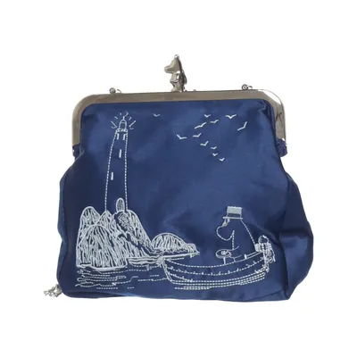Umhängetasche (Blau) von Ivana Helsinki Baumwolle