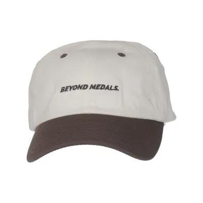 Baseball cap (White, Brown) from Beyond Medals