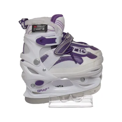 Ice skates (White, Purple) from Graf