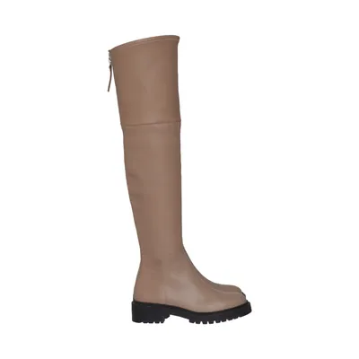 Boots (Beige, Black) from Unisa Leather