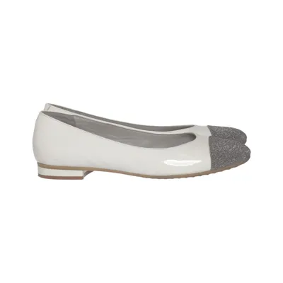 Ballerines (Blanc, Gris) de Maripe Cuir