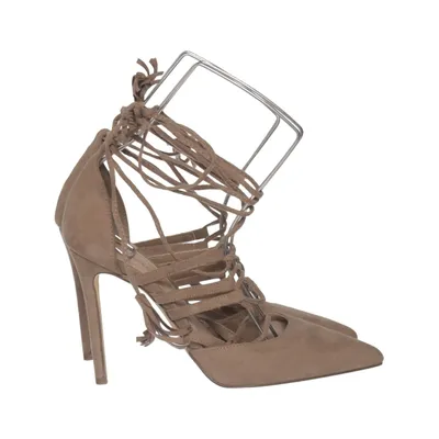 Klackskor (Beige) från JustFab