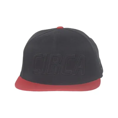 Baseball cap (Black, Red) from Circa Acrylic, Elastane, Wool