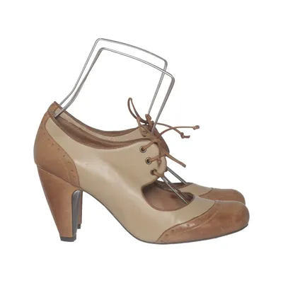Laarzen met hak (Beige, Bruin) van Miz Mooz