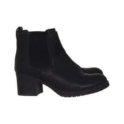 Heeled boots (Black) from DinSko