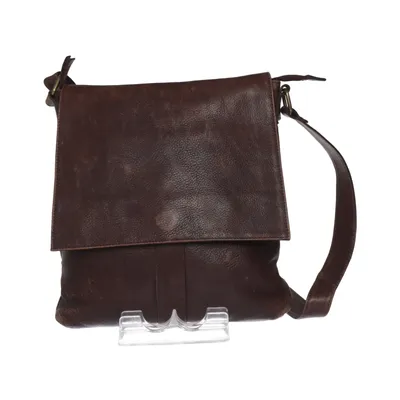 Shoulder-bag (Brown) from MCO Leather, Polyester