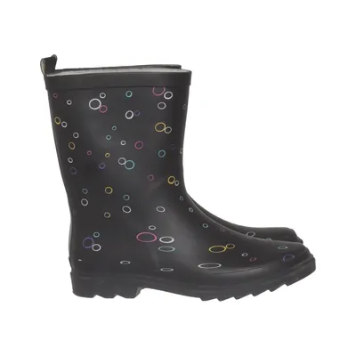 Rubber boots (Black, Multicolored) Leather