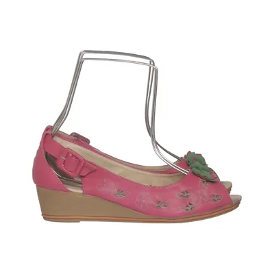 Wedges (Pink, Multicolored) from Lipo Lipo Leather