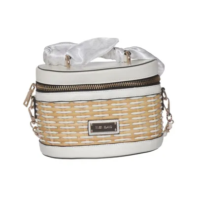 Skuldertaske (Beige, Hvid) fra River Island