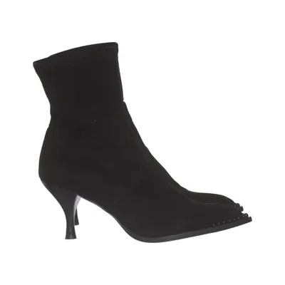 Bottes à talons (Noir) de Zinda Cuir