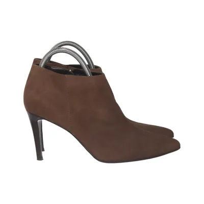 Heeled boots (Brown) from Alberto Gozzi Leather