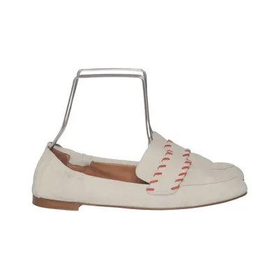 Loafers (Beige, Orange) from Schuh Studio Leather, Suede