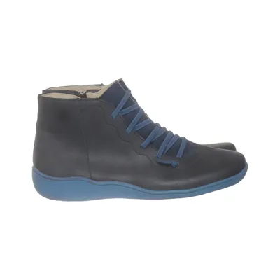 Laced boots (Blue)
