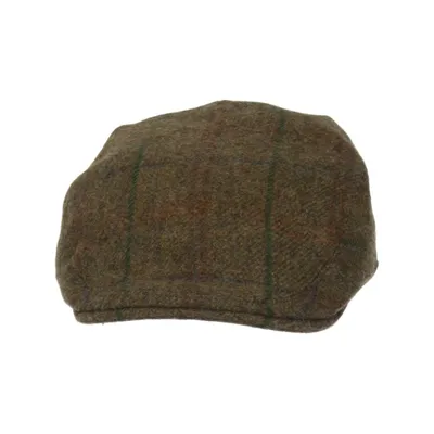 Flat cap (Brown, Multicolored) from Lawrence & Foster Wool
