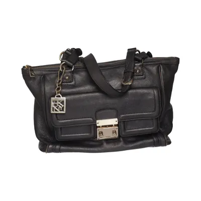 Handbag (Black) from DKNY Leather