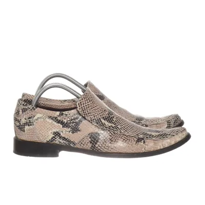 Loafers (Beige, Multicolored) Leather