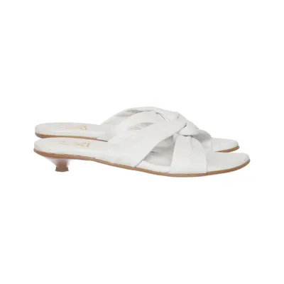 Mules (White) from Merete Fonnesberg Leather