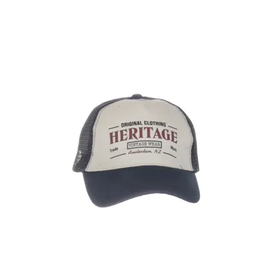 Truckerkeps (Blå, Vit) från Heritage Akryl, Polyester
