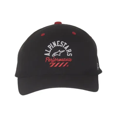 Casquette de baseball (Noir, Rouge) de Alpinestars Acrylique, Laine