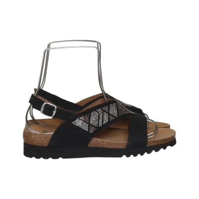 Sandals (Black, Silver) from Scholl Bioprint