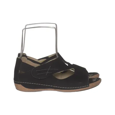 Sandales (Noir) de Waldläufer Cuir