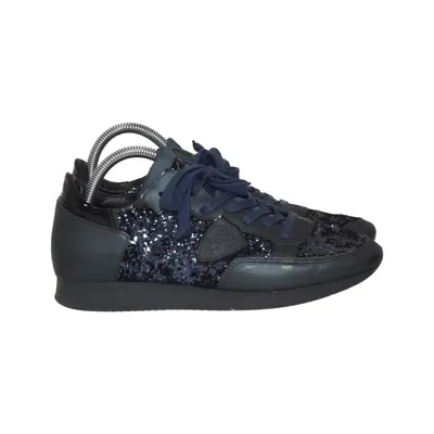 Baskets (Bleu, Noir) de Philippe Model
