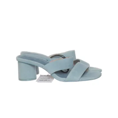 Sandales à talons hauts (Bleu) de Zara Woman Daim