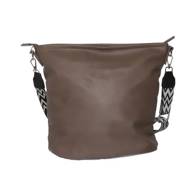 Axelremsväska (Beige, Svart, Vit) från Ceannis Polyester, Polyuretan