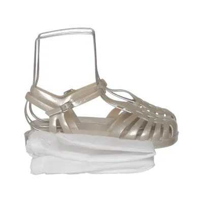 Sandalen (Gold) von Melissa Polyurethan