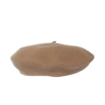Beret (Brown) from Woolmark Wool