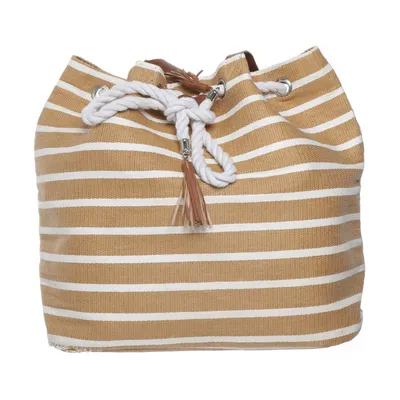 Strandtas (Beige, Wit) van Atmosphere