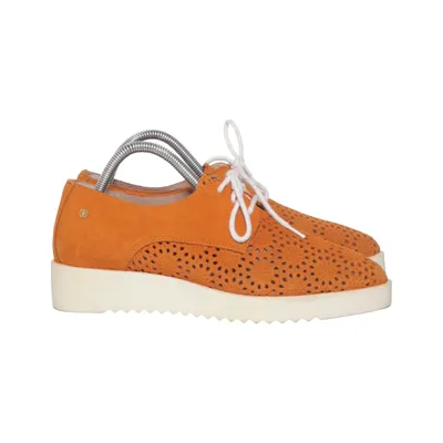 Richelieus (Orange) de Cuplé Daim
