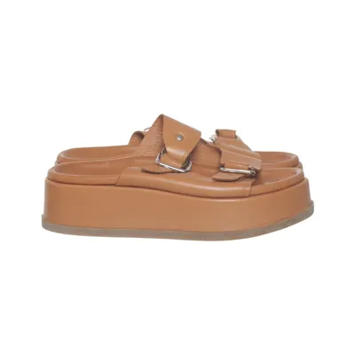 Sandales (Marron) de Wojas Cuir