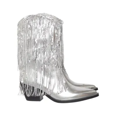 Stiefel (Silber) von Azalea Wang