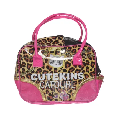 Handbag (Pink, Brown, Multicolored)