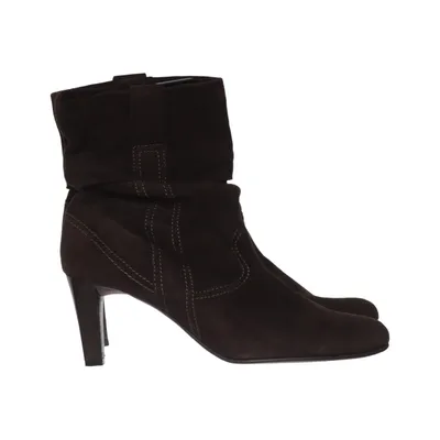 Heeled boots (Brown) from K&S Leather