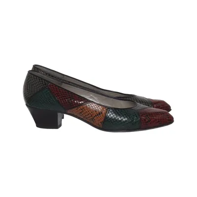 Escarpins (Gris, Rouge, Multicolore) de Bruno Magli Cuir