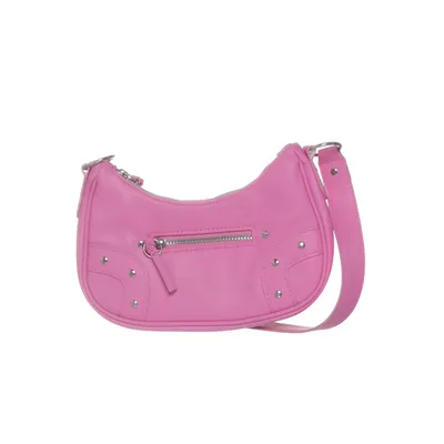 Axelremsväska (Rosa) från H&M Polyester, Polyuretan