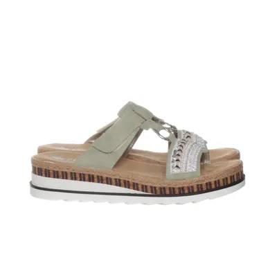 Slip-ins (Beige, Grön, Flerfärgad) från Rieker Antistress