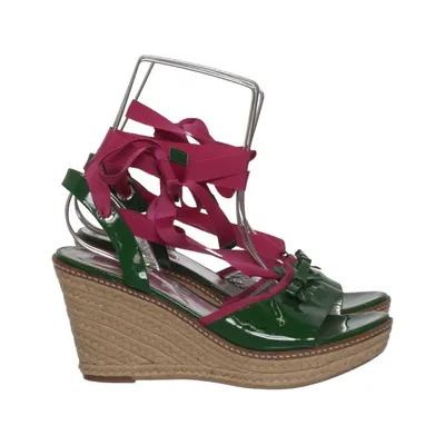 Sleehakken (Groen, Roze) van Jette Leer