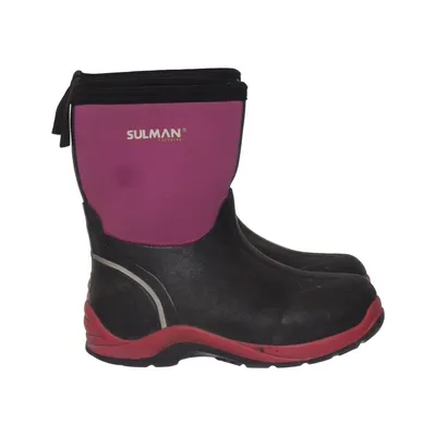 Gummistøvler (Sort, Pink) fra Sulman