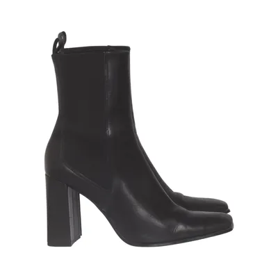 Heeled boots (Black) from Zara