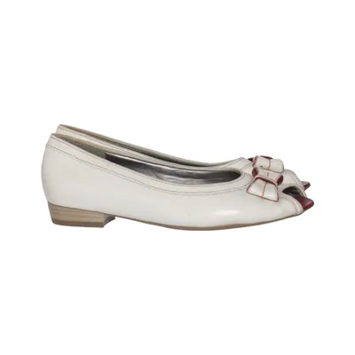 Ballerines (Blanc, Rouge) de Jenny by Ara Cuir
